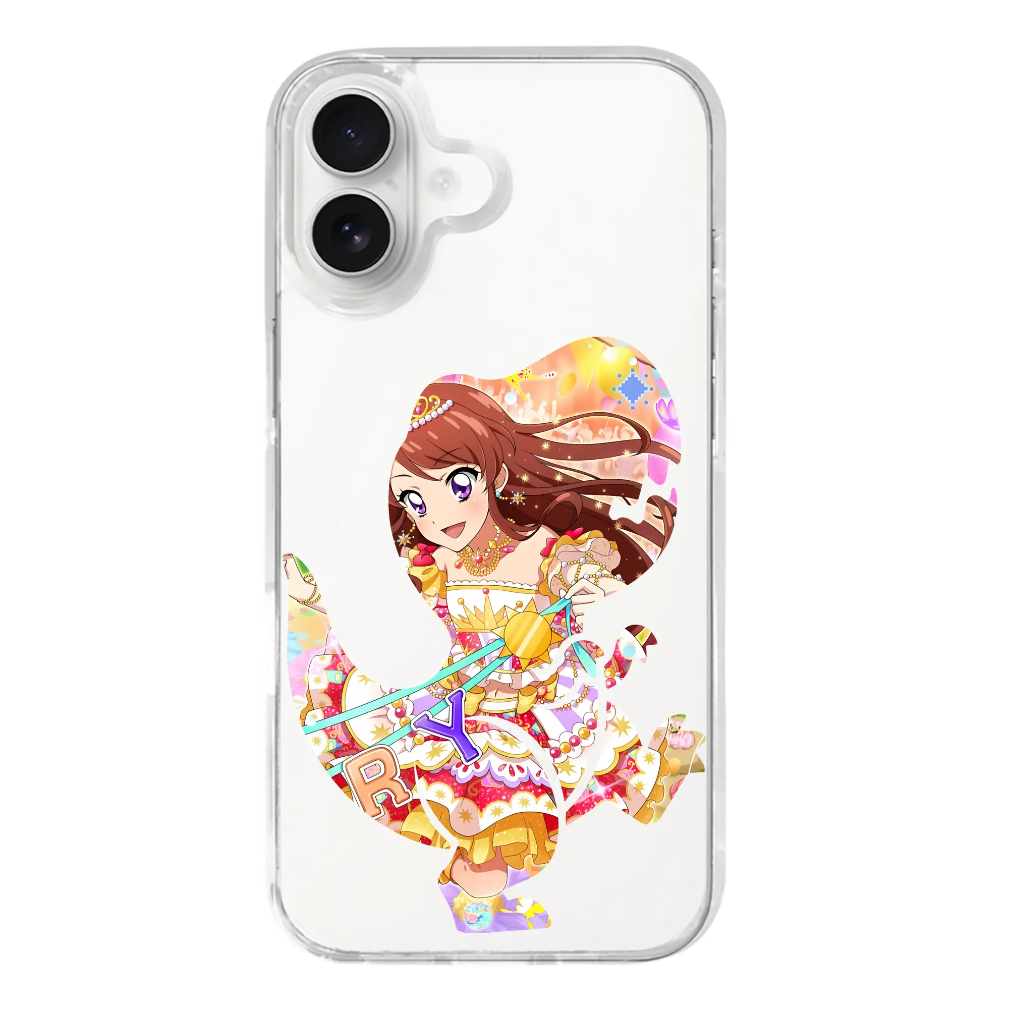 アイカツ グッズ 紫吹 蘭 - iPhone 17シリーズ 透明スマホケース – 薄型・耐衝撃・精密フィット保護カバー